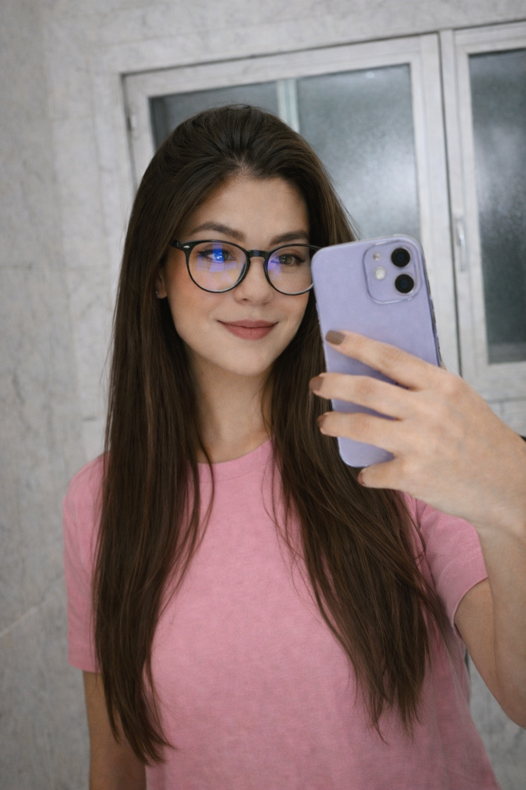 Cliente con gafas