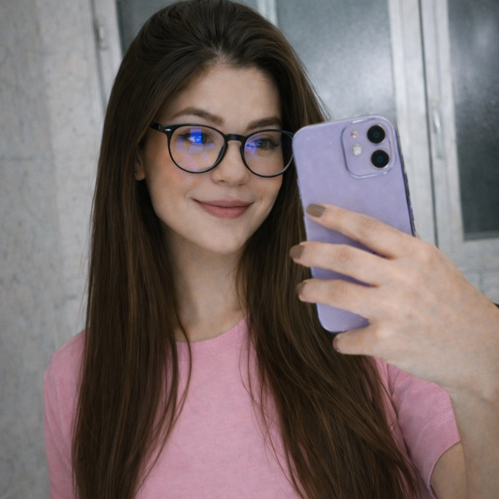 Cliente con gafas